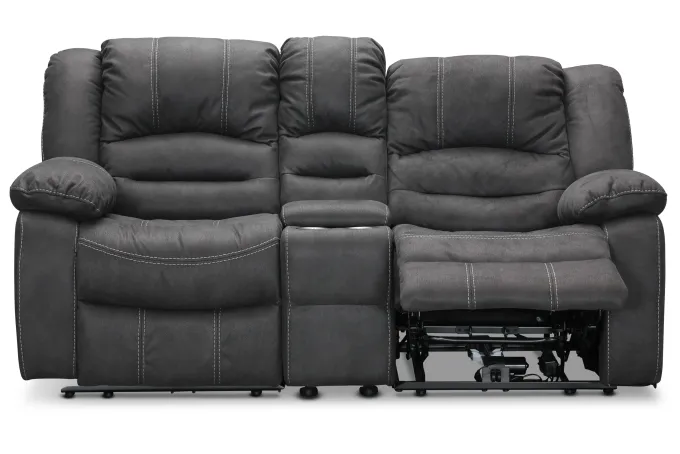 Cinema 2-sits Biosoffa Grått Tyg