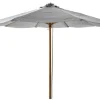 Classic Parasoll 3m Teak/Light Grey