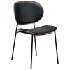 Clementina Stol Raven Black, Walnut