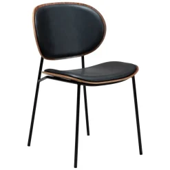 Clementina Stol Raven Black, Walnut
