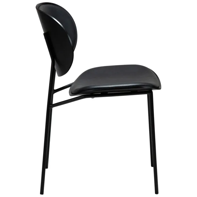 Clementina Stol Raven Black, Black Ash