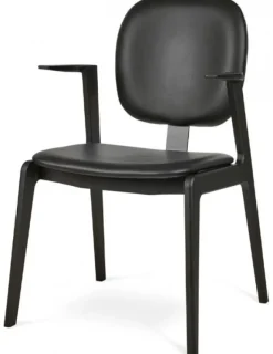 Cliff Karmstol Svart Ek