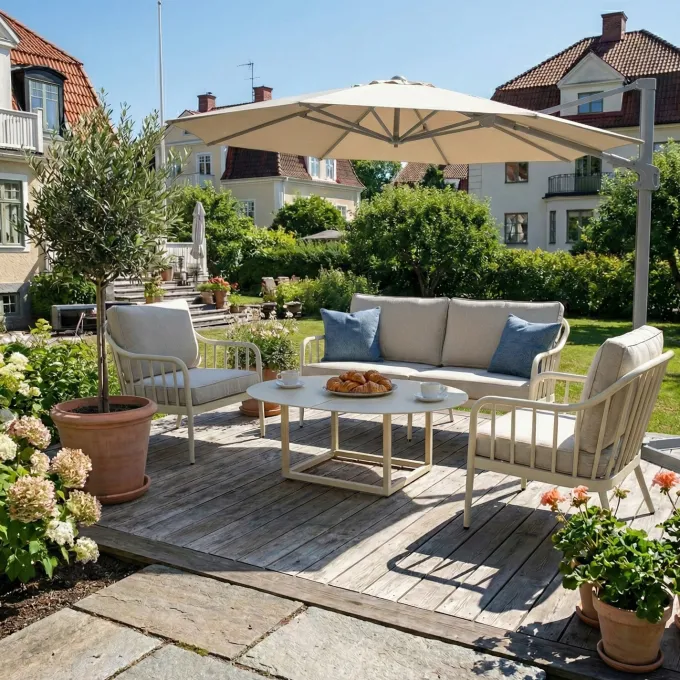 Coleville Fåtölj Pearl White/Dot Beige