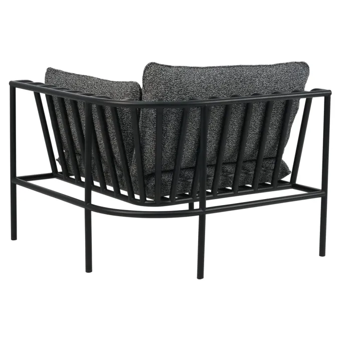 Collier 2-sits soffa Svart/Teddy Antracit