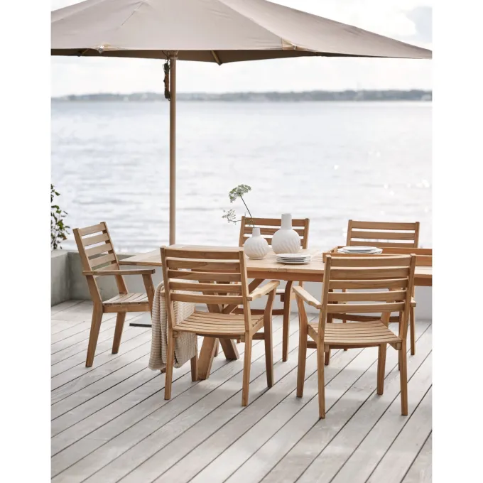 Como Parasoll 3x3m Natur/Taupe