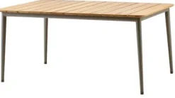 Core Bord 160x90cm Teak / Taupe