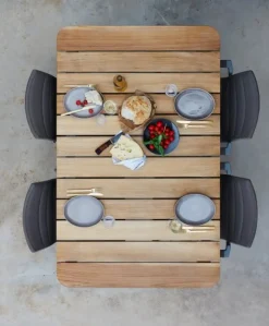 Core Bord 160x90cm Teak / Taupe