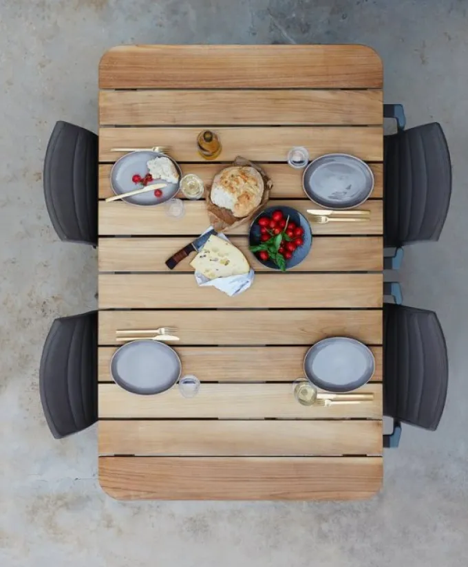 Core Bord 160x90cm Teak / Taupe