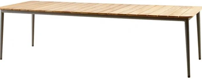 Core Bord 274x90cm Teak / Taupe