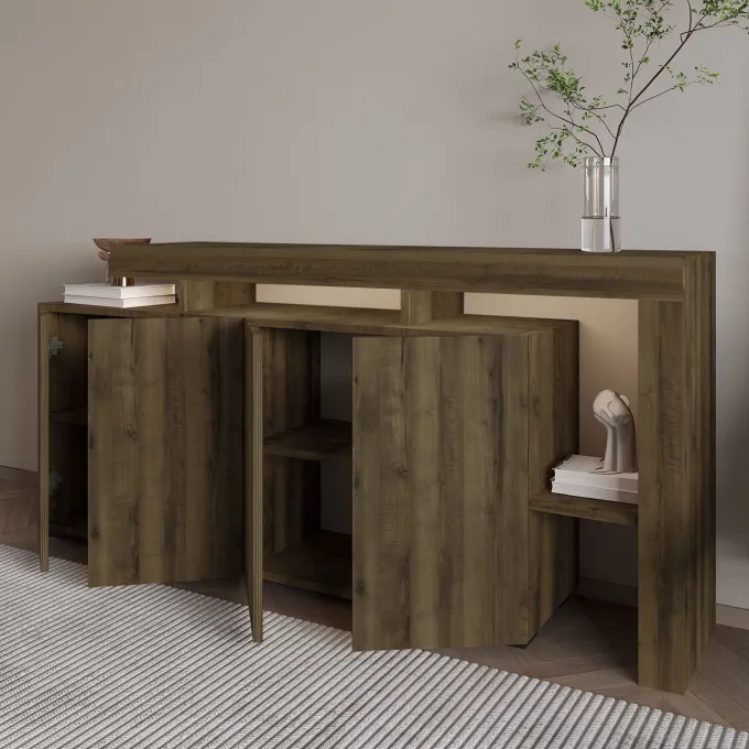 Cork Sideboard Antik valnöt