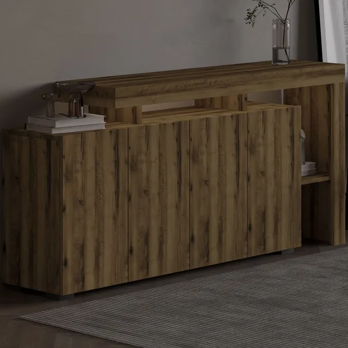 Cork Sideboard Antik valnöt