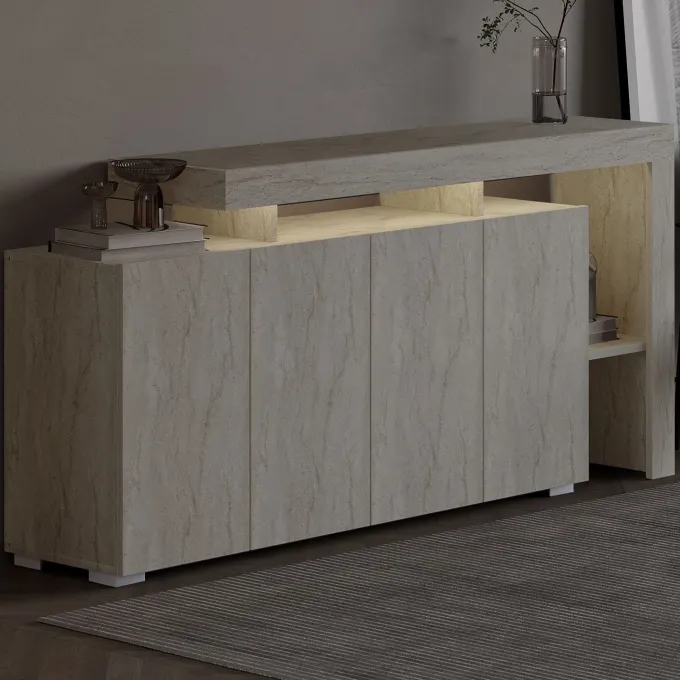 Cork Sideboard Travertin