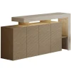 Cork Sideboard Travertin, varm ek