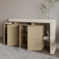 Cork Sideboard Travertin, varm ek