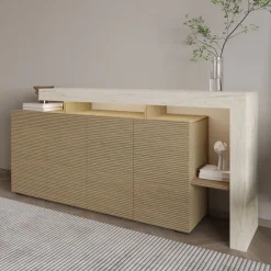 Cork Sideboard Travertin, varm ek