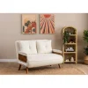 Cosmo Two (78 x 120 x 82 cm) 2-sits bäddsoffa Vit