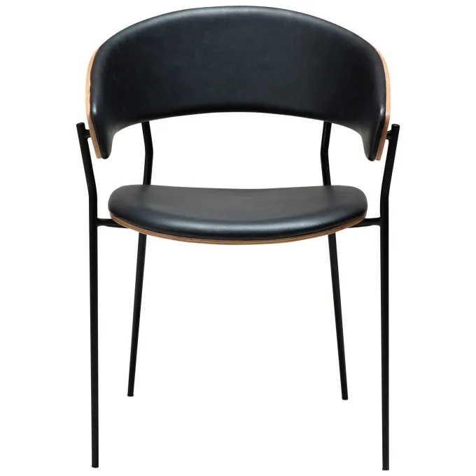 Crib Stol Raven Black, Bleached Oak