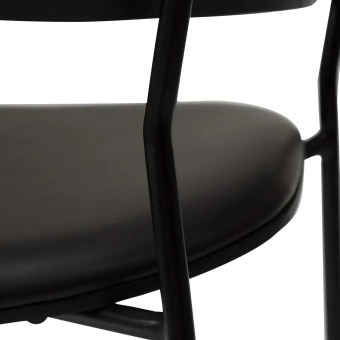 Crib Stol Vintage Black, Black Ash