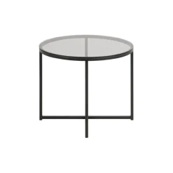 Cross Sidobord Rund 55 cm Svart
