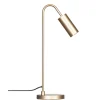 Curve Bordslampa Guld matt