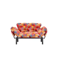 Dakar (155 x 80 x 70 cm) flerfärgad 2-sits bäddsoffa