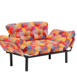 Dakar (155 x 80 x 70 cm) flerfärgad 2-sits bäddsoffa