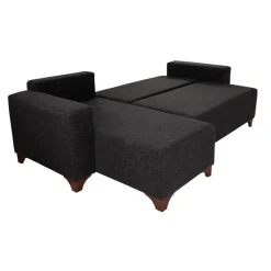 Dakar Mini (45 x 45 cm) Bäddsoffa, hörn Antracit