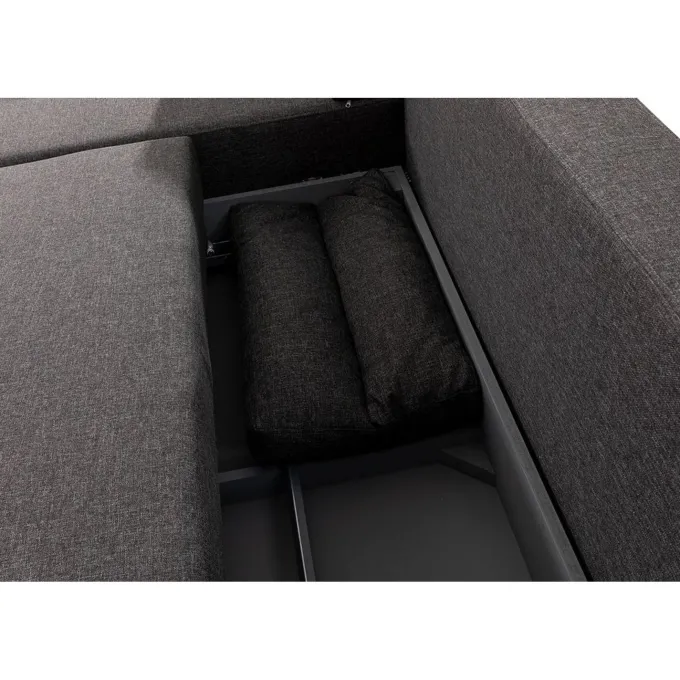 Dakar Mini (45 x 45 cm) Bäddsoffa, hörn Antracit