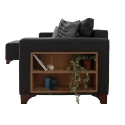Dakar Mini (45 x 45 cm) Bäddsoffa, hörn Antracit