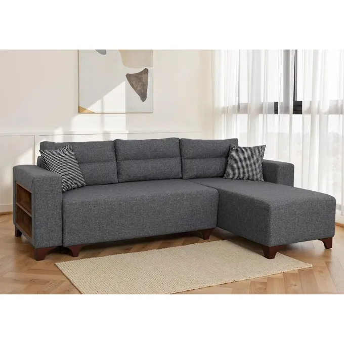 Dakar Mini (45 x 45 cm) Bäddsoffa, hörn Grå