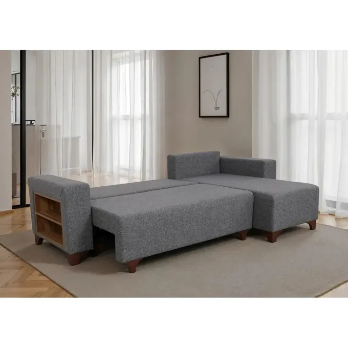 Dakar Mini (45 x 45 cm) Bäddsoffa, hörn Grå