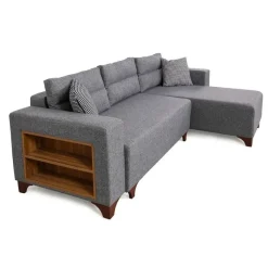 Dakar Mini (45 x 45 cm) Bäddsoffa, hörn Grå