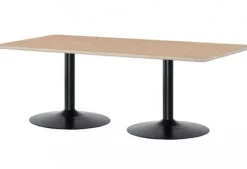 Davis Matbord Vitoljad Ek/Svart 210cm