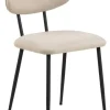 Delfino Matstol Basel tyg Beige