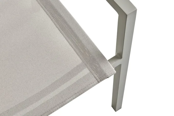 Delia Karmstol Light Grey/Off-White