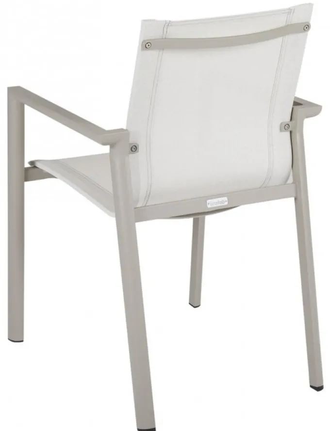 Delia Karmstol Textilene - Khaki / Off White