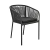 Delta Karmstol Svart/Teddy Black Svart