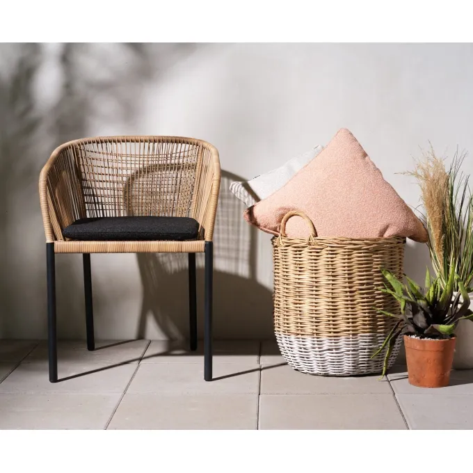 Delta Karmstol Svart/Teddy Black Natur