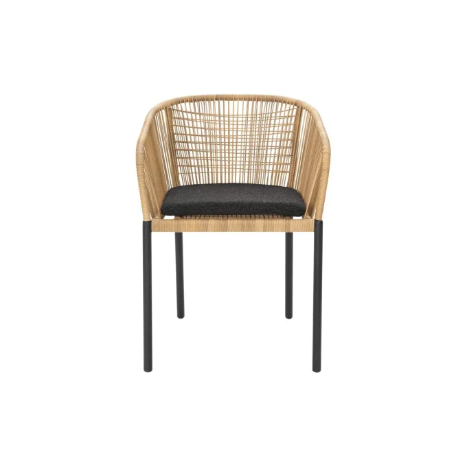 Delta Karmstol Svart/Teddy Black Natur