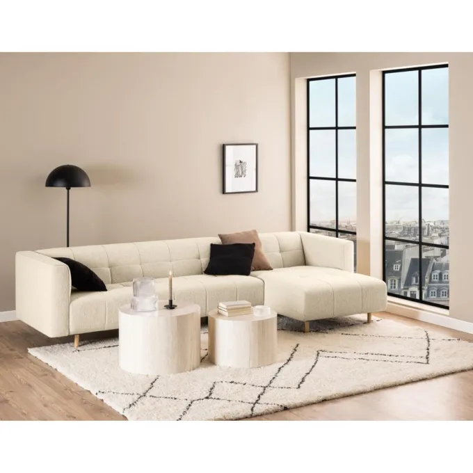 Dijon Satsbord Rund 58x58 cm Travertin