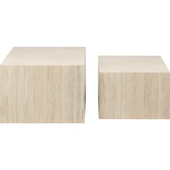 Dijon Satsbord 58x58 cm Travertin