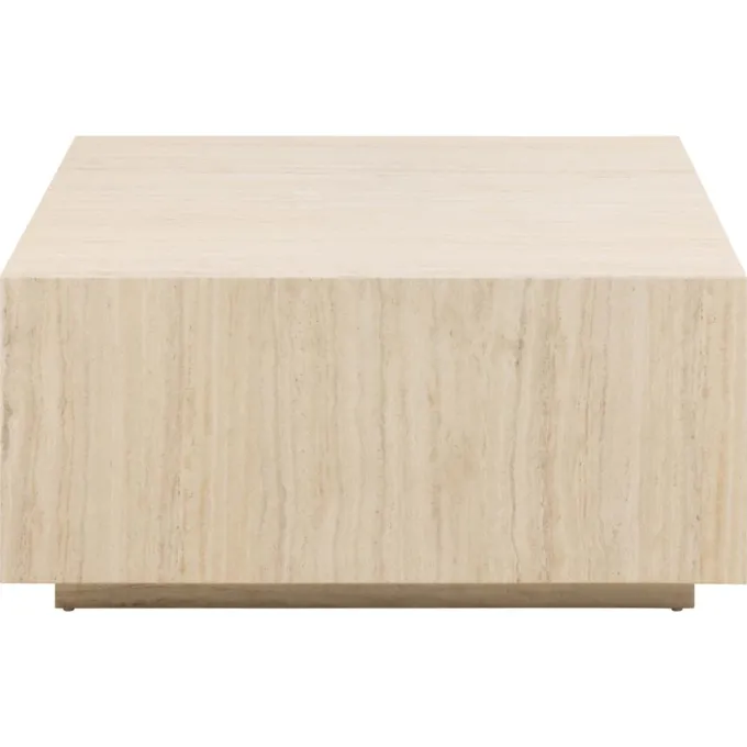 Dijon Soffbord 90x90 cm Travertin