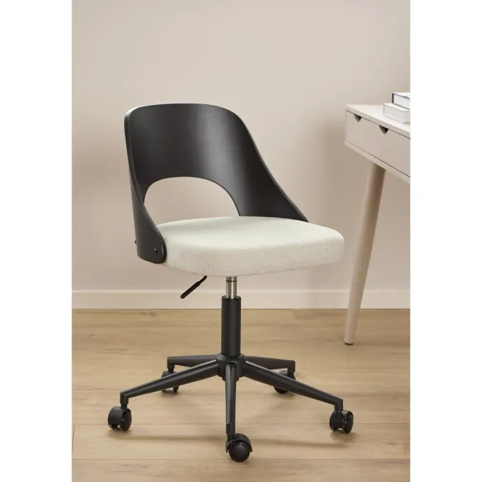 Dina Skrivbordsstol Svart/Beige