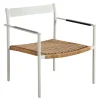 DK Loungestol Light Grey/Natur