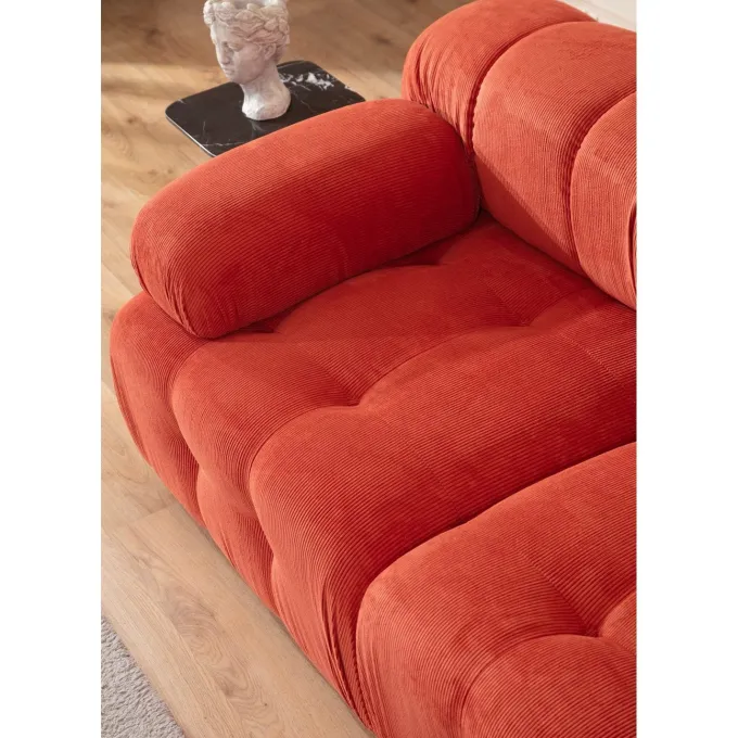 Doblo 2-sits (200 x 100 x 80 cm) 2-sitssoffa Röd