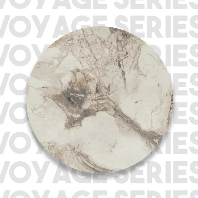 Dodoma Plus (87,5 x 175 x 30 cm) Vit marmor guld Bokhylla