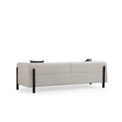 Doha 3-sits (225 x 93 x 75 cm) 3-sitssoffa Vit