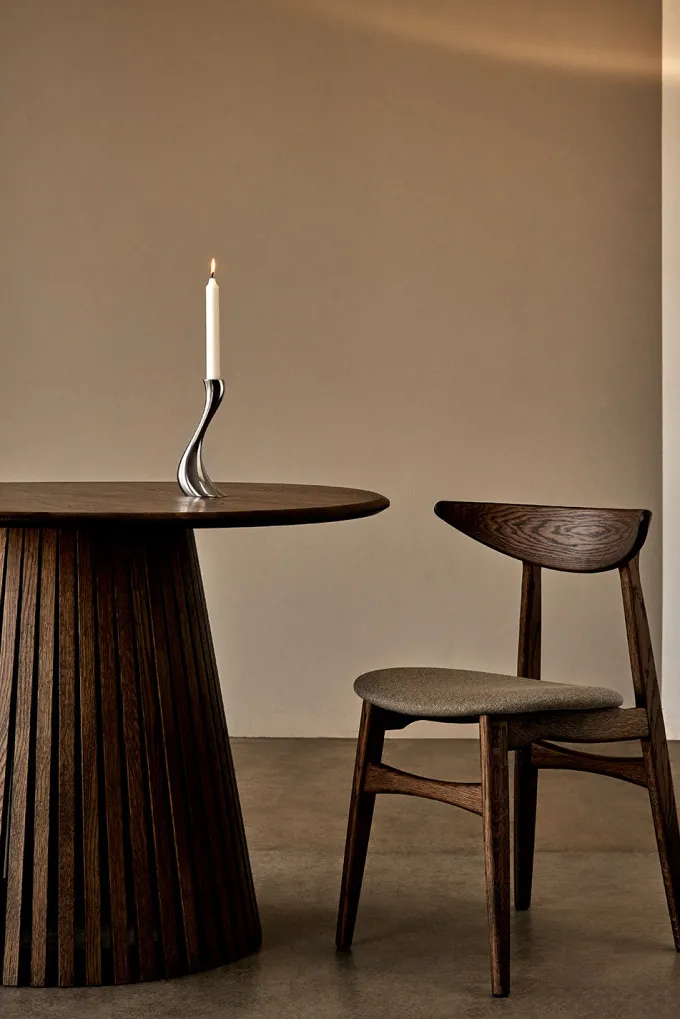 Dominus Matbord Rund 110 cm Smoked Oak