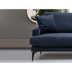 Dushanbe 2-sits (175 x 90 x 88 cm) 2-sitssoffa Marinblå