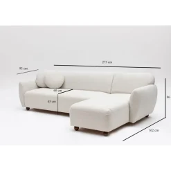 Eddy Corner (162-273 x 93 x 86 cm) Hörnsoffa Höger